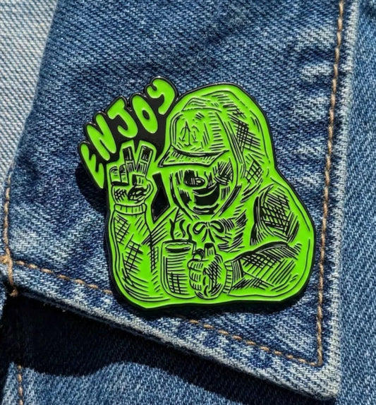 Enjoy Enamel Pin