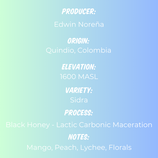 Edwin Noreña Black Honey Sidra